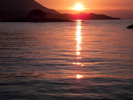 Sunset At Adriatic Sea Croatia