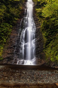 Tar waterfall shot with a long exposure near Rize, Turkey.
