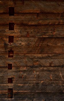 Wooden Rustic texture or background. Aged wood wall and boards