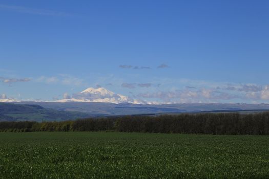 Nature. Mountain landscapes. Travel to the mountains in winter and summer.