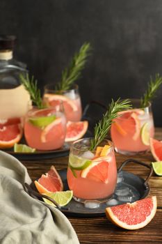 Fresh lime and rosemary combined with fresh grapefruit juice and tequila are the perfect way to get the most out of these amazing products.