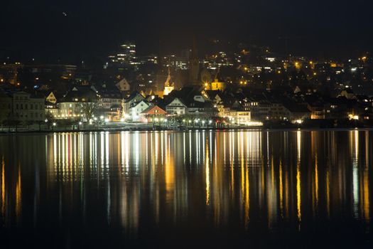 The famous Lake of Zug in Switzerland