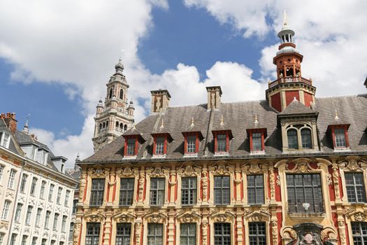 The Grand Place of Lille in France