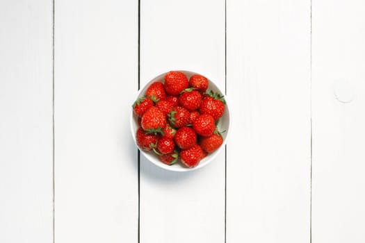 Strawberry in a bowl