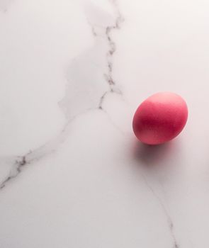 Ingredient, branding and diet concept - Egg on marble table as minimalistic food flat lay, top view food brand photography flatlay and recipe inspiration for cooking blog, menu or cookbook design