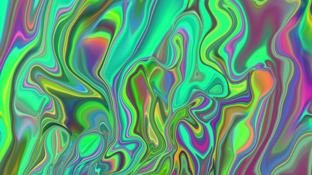 Abstract neon multicolored liquid background.