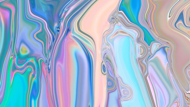 Abstract holographic liquid texture background.