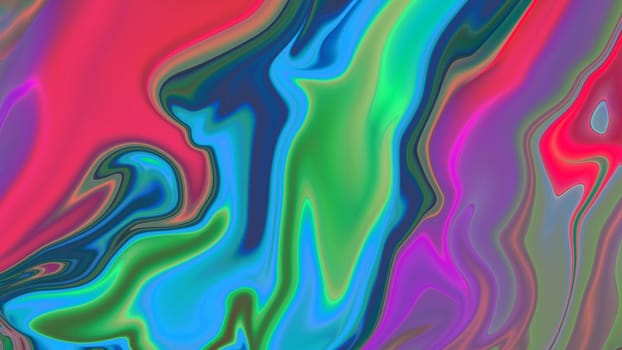 Abstract neon multicolored liquid background.