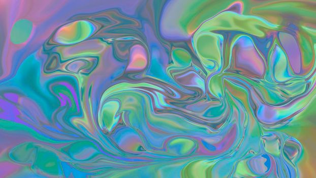 Abstract neon multicolored liquid background.