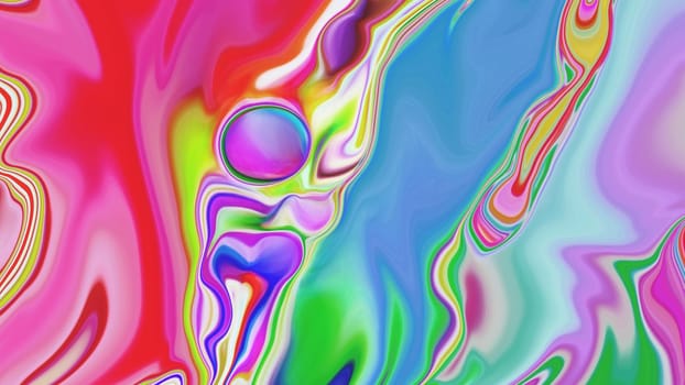 Abstract neon multicolored liquid background.