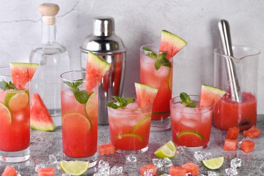  Vodka "Watermelon Cocktail" - made from fresh chilled watermelon, coconut sugar, fresh lime juice and vodka. Enjoy this light, refreshing, summer party cocktail