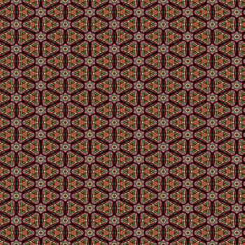 3D render of luxury background with embossed abstract puff pixels pattern