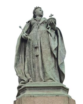 Queen Victoria statue in Birmingham, England, UK