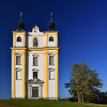 Moravsky Krumlov, Chapel of St. Florian. Southern Moravia, Czech Republic. 