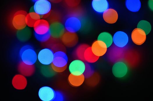 Beautiful colorful blurry background for Christmas and happy new year. Abstract - bokeh.