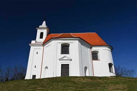 Beautiful old chapel of St. Anthony. Dolni Kounice Czech Republic