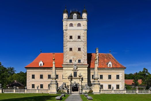 Greillenstein Castle. In the municipality 'Grellenstein' of the municipality of Röhrenbach in the district of Horn in Lower Austria