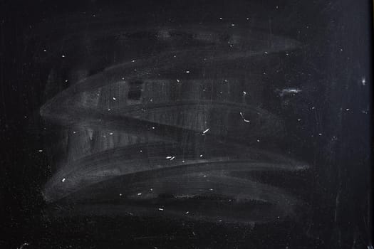Chalk rubbed out on blackboard for background. Education concept with copyspace. Back to school.