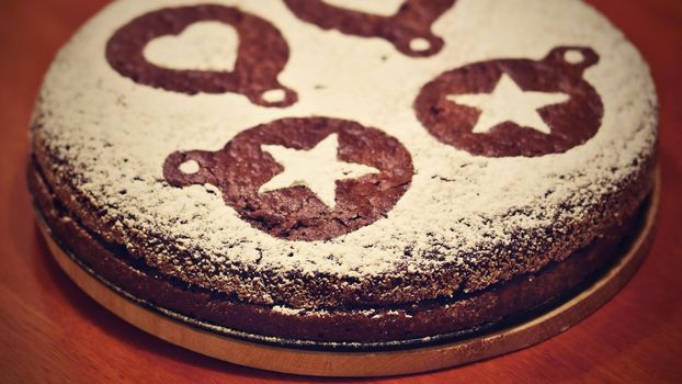 Homemade gingerbread cake