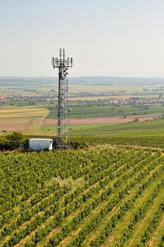 Telecommunication tower mast TV antennas wireless technology 