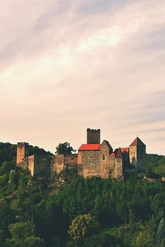 Hardegg Castle, National Park Thaya Valley, Lower Austria.