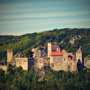 Hardegg Castle, National Park Thaya Valley, Lower Austria.