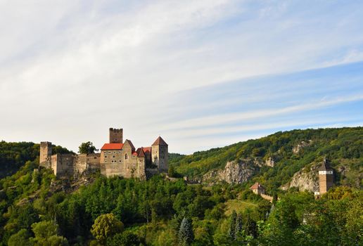 Hardegg Castle, National Park Thaya Valley, Lower Austria.