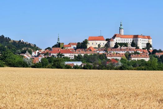 Castle of Mikulov, South Moravia. Czech Republic.