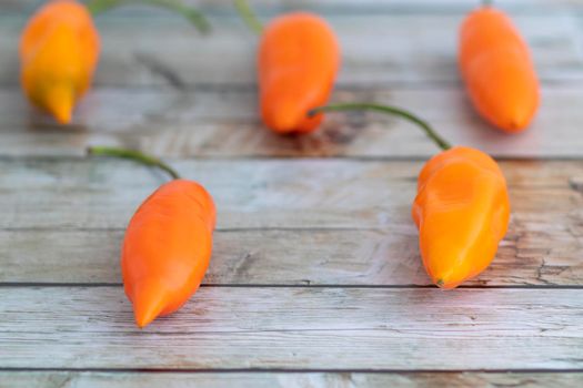 Yellow peppers, the main ingredient in Peruvian cuisine