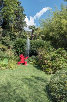 André Heller Botanical Garden. Gardone Riviera (BS), ITALY - August 25, 2020