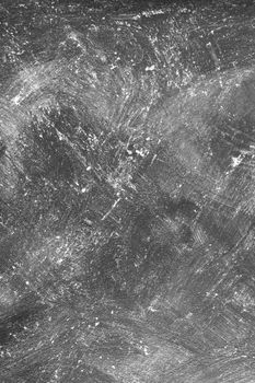 Black and white wall texture rough background. Dark concrete floor.