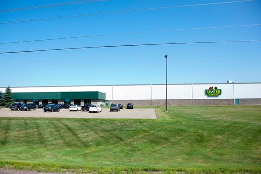 Borden Carleton, PEI - July 28, 2019 - The Master Packing Plant exterior 