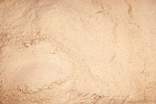 stone spelt organic flour in a bin ready for baking 