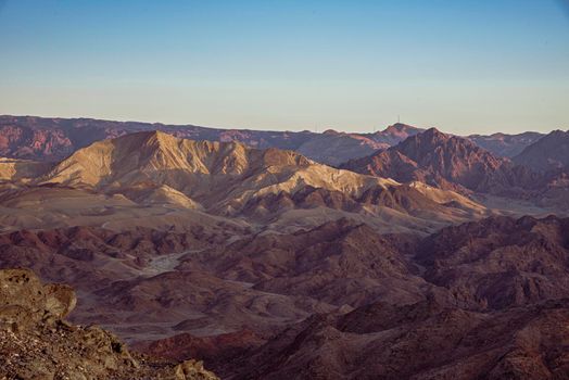 Mars like Landscape, Shlomo mountain, Eilat Israel. Southern District. High quality photo