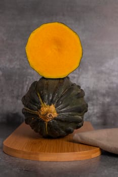 Typical pumpkin from Peru, also called as: Zapallo Loche or Lambayeque.