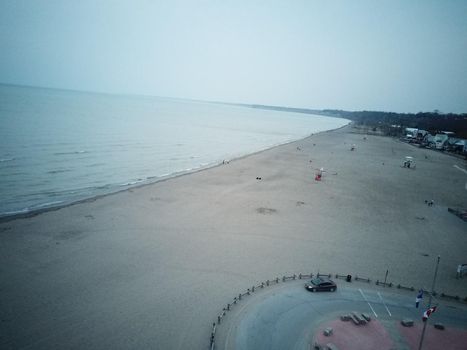 Aerial photo of port stanley ontario, lake erie. High quality photo