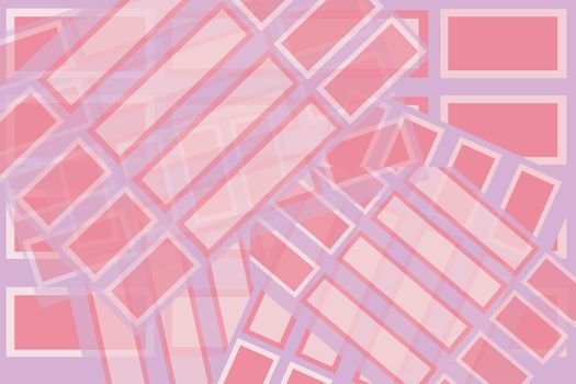  Rectangle shapes of pink and red blended to look like a background of postcards or stickers