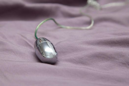  tiny silver bullet style vibrator ready for stimulation 