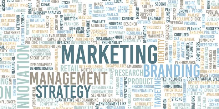 Creative Marketing as a Modern Business Industry Concept Abstract