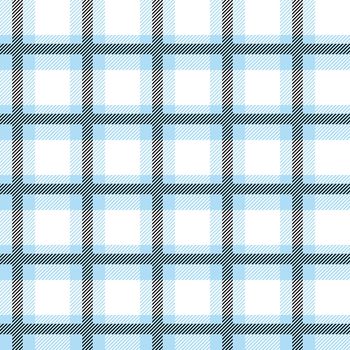 Blue Scotland textile seamless pattern. Fabric texture check tartan plaid. Abstract geometric background for cloth, card, fabric. Monochrome graphic repeating design. Modern squared ornament