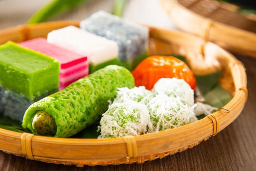 Malaysia popular assorted sweet dessert or simply known as kuih