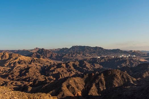 Mars like Landscape, Shlomo mountain, Eilat Israel. Southern District. High quality photo