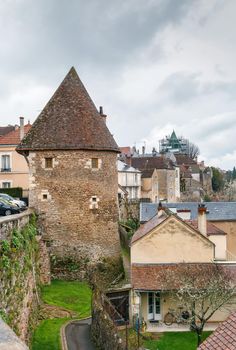 Tower of the Escharguet from 1522 in  Avallon, France