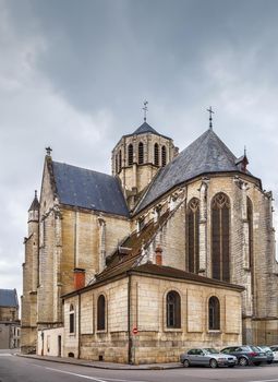 Saint Michel Church from 16 century in Dijon, France. View from apse