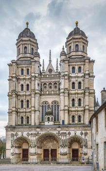 Saint Michel Church from 16 century in Dijon towntown, France. Facade