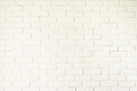 A white brick wall texture background