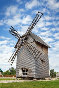 Mill in tourist complex Nanosy near Naroch lake, Belarus