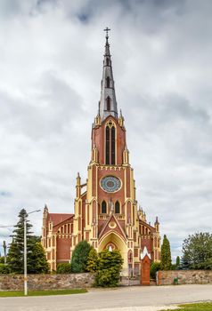 Roman Catholic Holy Trinity Church in Gervyaty village, Belarus