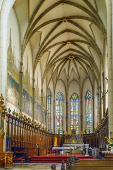 Saint Nicolas Church is a Gothic cathedral in Trnava, Slovakia. Interior