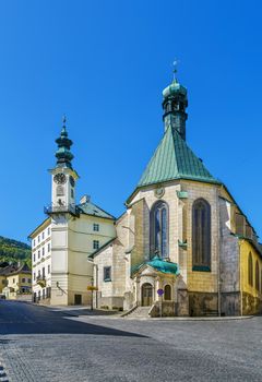 St. Catherine's Church is a Late Gothic church in Banska Stiavnica, Slovakia